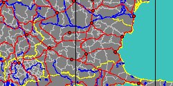 Map center:  N: 42 53' 53'' E: 25 40' 10''  - Grid: 5 - click to open