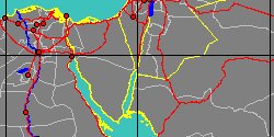 Map center:  N: 29 31' 24'' E: 34 57' 48''  - Grid: 5 - click to open