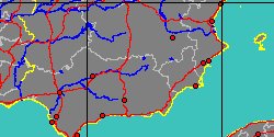 Map center:  N: 38° 4' 59'' W: 3° 8' 44''  - Grid: 5° - click to open