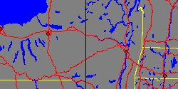 Map center:  N: 42° 47' 59'' W: 74° 54' 0''  - Grid: 5° - click to open