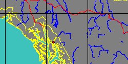 Map center:  N: 58° 47' 59'' W: 132° 54' 0''  - Grid: 5° - click to open