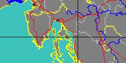 Map center:  N: 45 6' 44'' E: 14 34' 57''  - Grid: 5 - click to open