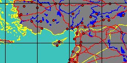 Map center:  N: 36° 22' 48'' E: 34° 2' 59''  - Grid: 5° - click to open