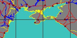 Map center:  N: 45 2' 3'' E: 34 10' 6''  - Grid: 5 - click to open