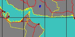 Map center:  N: 24° 46' 27'' E: 58° 14' 44''  - Grid: 5° - click to open