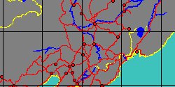 Map center:  N: 43° 47' 59'' E: 125° 42' 0''  - Grid: 5° - click to open
