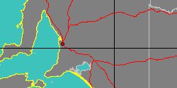 Map center:  S: 34° 53' 59'' E: 139° 18' 0''  - Grid: 5° - click to open
