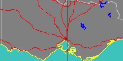 Map center:  S: 37° 22' 12'' E: 144° 39' 22''  - Grid: 5° - click to open